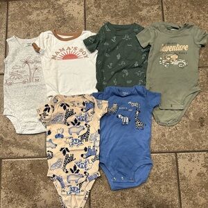 12 month bundle of onesies